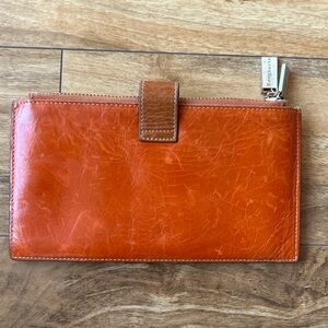 Borgasets Leather Wallet Bifold Snap Slimline Wallet Card Organizer Sleek